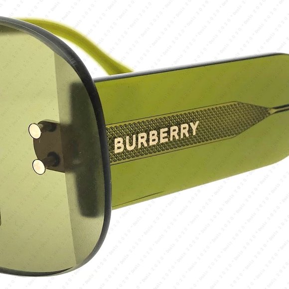 New Burberry BE3123 3917/2 60mm Green Transparent Sunglasses - Picture 9 of 12